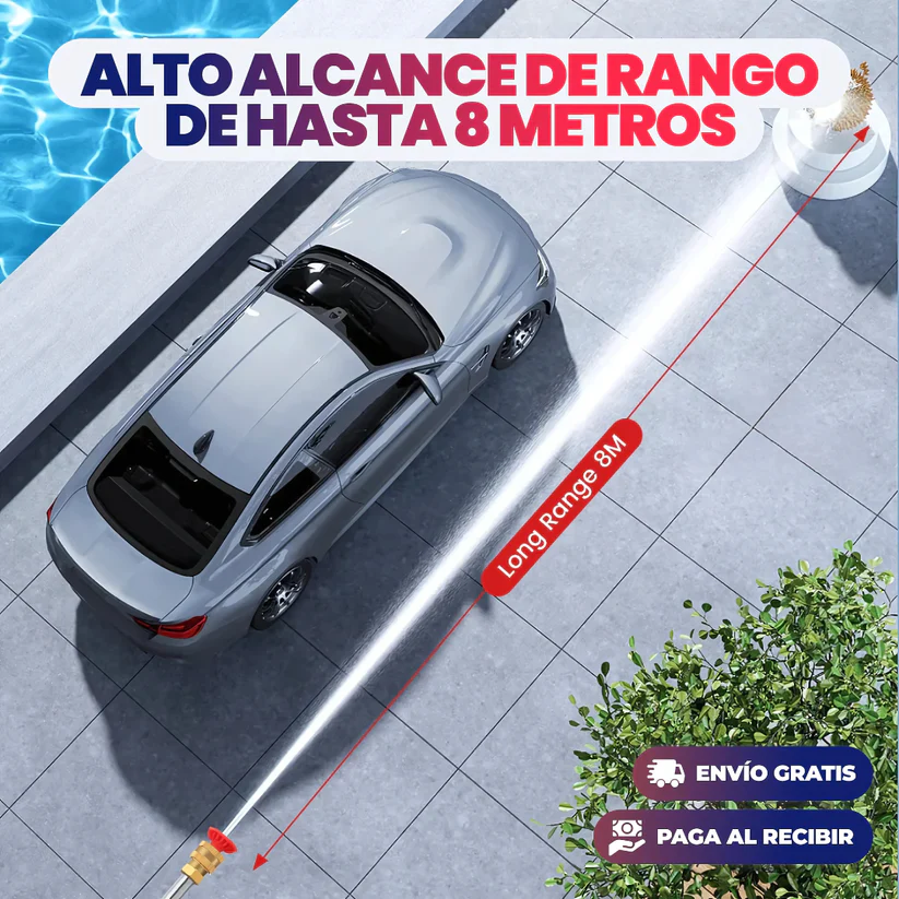 HIDROLAVADORA INALÁMBRICA – Potencia de limpieza en la palma de tu mano