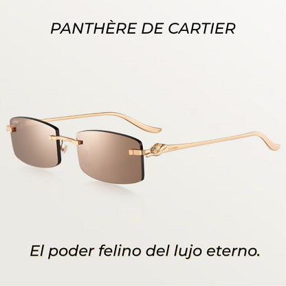 Gafas Panthère de Cartier - UV400 | Lujo Eterno